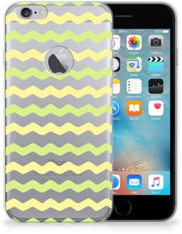 B2Ctelecom iPhone 6 Plus | 6s Plus Uniek TPU Hoesje Waves Yellow