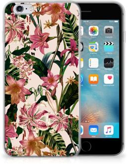 B2Ctelecom iPhone 6s Siliconen cover Flowers