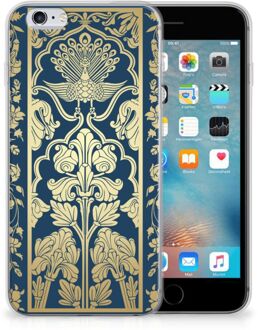 B2Ctelecom iPhone 6s Siliconen cover Golden Flowers