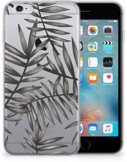 B2Ctelecom iPhone 6s Siliconen cover Leaves Grey