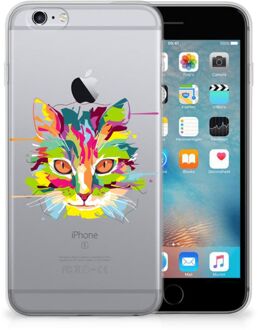 B2Ctelecom iPhone 6s Siliconen hoesje Cat Color