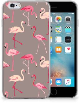 B2Ctelecom iPhone 6s Siliconen hoesje Flamingo