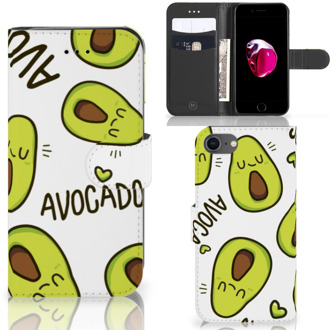 B2Ctelecom iPhone 7 | 8 Book Case Hoesje Avocado Singing