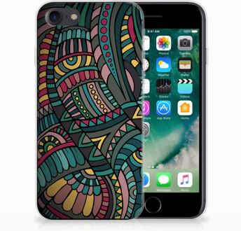 B2Ctelecom iPhone 7 | 8 Siliconen Case Aztec