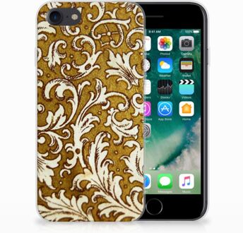 B2Ctelecom iPhone 7 | 8 Siliconen Case Barok Goud