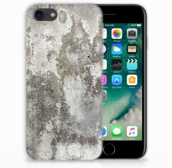 B2Ctelecom iPhone 7 | 8 Siliconen Case Beton