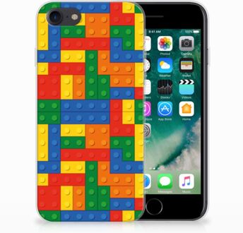 B2Ctelecom iPhone 7 | 8 Siliconen Case Blokken