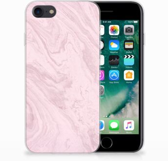 B2Ctelecom iPhone 7 | 8 TPU Hoesje Marble Pink