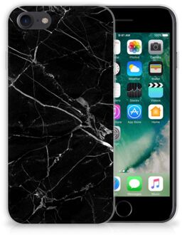 B2Ctelecom iPhone 7 | 8 TPU Hoesje Marmer Zwart