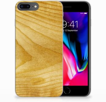 B2Ctelecom iPhone 7 Plus | 8 Plus Backcase Bumper Hoesje Licht Hout