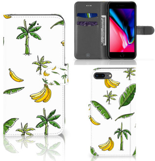 B2Ctelecom iPhone 7 Plus | 8 Plus Bookcase Hoesje Banana Tree