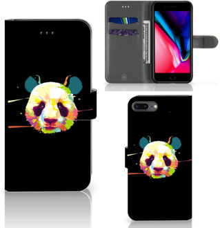 B2Ctelecom iPhone 7 Plus | 8 Plus Bookcase Hoesje Panda Color