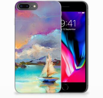 B2Ctelecom iPhone 7 Plus | 8 Plus TPU Hoesje Boat