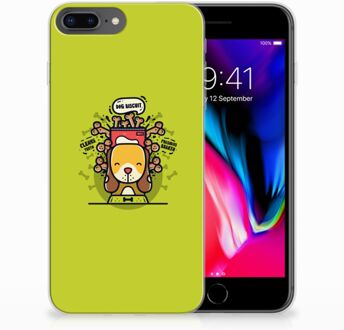 B2Ctelecom iPhone 7 Plus | 8 Plus TPU Hoesje Design Doggy Biscuit