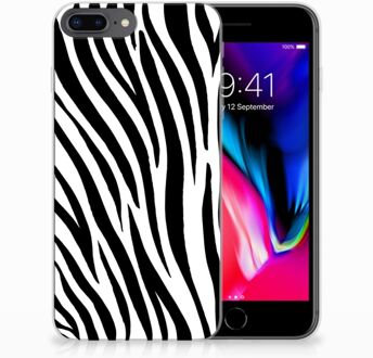 B2Ctelecom iPhone 7 Plus | 8 Plus TPU Hoesje Design Zebra