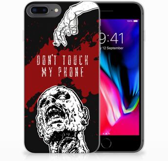 B2Ctelecom iPhone 7 Plus | 8 Plus TPU Hoesje Design Zombie Blood