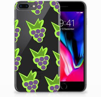 B2Ctelecom iPhone 7 Plus | 8 Plus TPU Hoesje Druiven