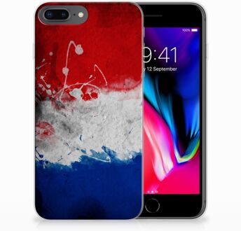 B2Ctelecom iPhone 7 Plus | 8 Plus TPU Hoesje Nederlandse Vlag