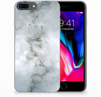 B2Ctelecom iPhone 7 Plus | 8 Plus TPU Hoesje Painting Grey