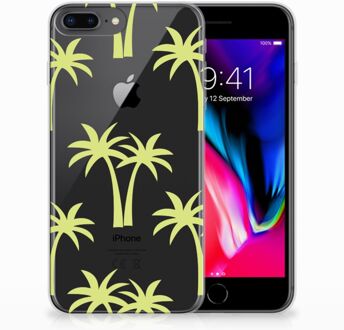 B2Ctelecom iPhone 7 Plus | 8 Plus TPU Hoesje Palmtrees