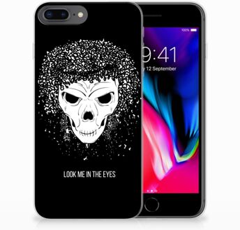 B2Ctelecom iPhone 7 Plus | 8 Plus TPU Hoesje Skull Hair