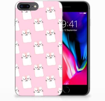 B2Ctelecom iPhone 7 Plus | 8 Plus TPU Hoesje Sleeping Cats