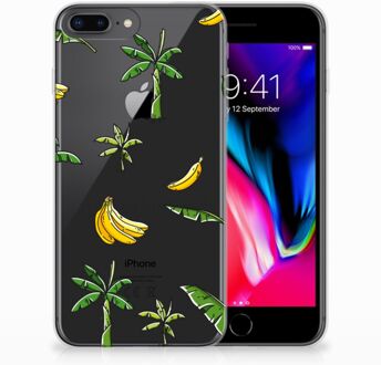 B2Ctelecom iPhone 7 Plus | 8 Plus TPU Siliconen Hoesje Design Banana Tree