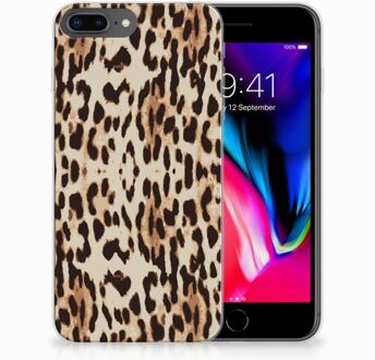 B2Ctelecom iPhone 7 Plus | 8 Plus  TPU-siliconen Hoesje Leopard