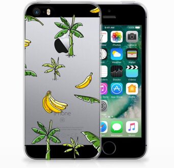 B2Ctelecom iPhone SE | 5S TPU Hoesje Design Banana Tree