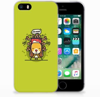 B2Ctelecom iPhone SE | 5S TPU Hoesje Design Doggy Biscuit