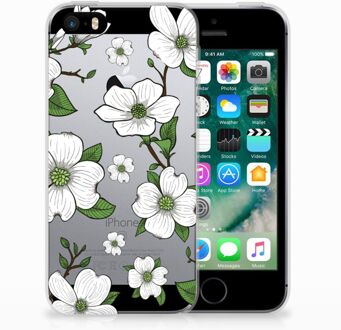 B2Ctelecom iPhone SE | 5S TPU Hoesje Design Dogwood Flowers