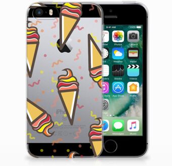 B2Ctelecom iPhone SE | 5S TPU Hoesje Design Icecream