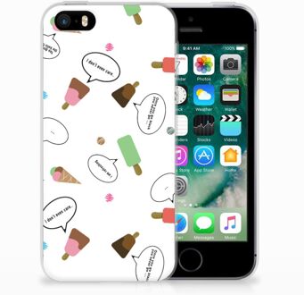 B2Ctelecom iPhone SE | 5S TPU Hoesje Design IJsjes