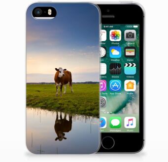 B2Ctelecom iPhone SE | 5S TPU Hoesje Design Koe