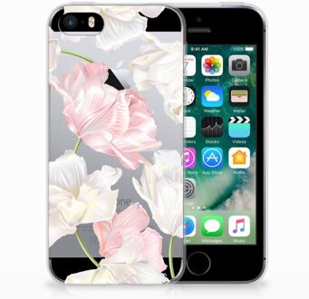 B2Ctelecom iPhone SE | 5S TPU Hoesje Design Lovely Flowers