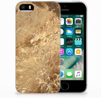 B2Ctelecom iPhone SE | 5S TPU Hoesje Design Marmer