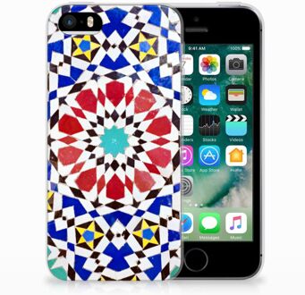 B2Ctelecom iPhone SE | 5S TPU Hoesje Design Mozaïek