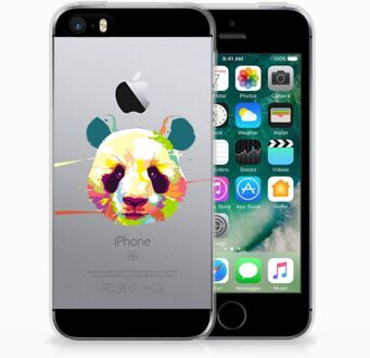 B2Ctelecom iPhone SE | 5S TPU Hoesje Design Panda Color