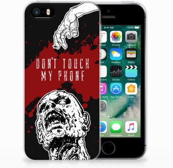 B2Ctelecom iPhone SE | 5S TPU Hoesje Design Zombie Blood