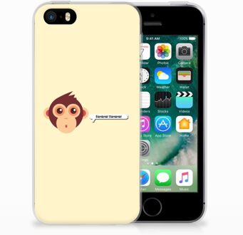 B2Ctelecom iPhone SE | 5S  TPU-siliconen Hoesje Monkey