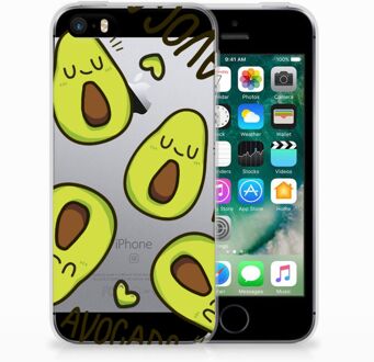 B2Ctelecom iPhone SE | 5S Uniek TPU Hoesje Avocado Singing