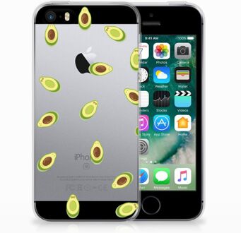 B2Ctelecom iPhone SE | 5S Uniek TPU Hoesje Avocado