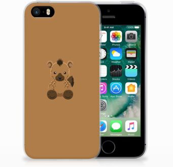 B2Ctelecom iPhone SE | 5S Uniek TPU Hoesje Baby Hyena