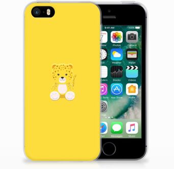 B2Ctelecom iPhone SE | 5S Uniek TPU Hoesje Baby Lepperd