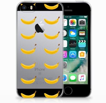 B2Ctelecom iPhone SE | 5S Uniek TPU Hoesje Banana