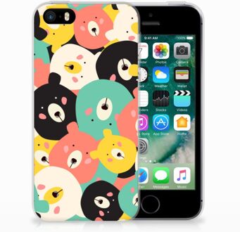 B2Ctelecom iPhone SE | 5S Uniek TPU Hoesje Bears