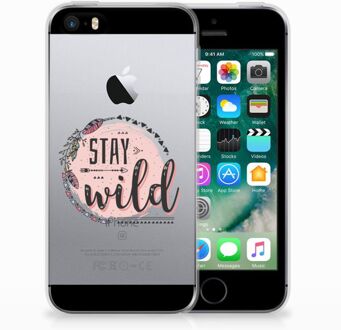 B2Ctelecom iPhone SE | 5S Uniek TPU Hoesje Boho Stay Wild