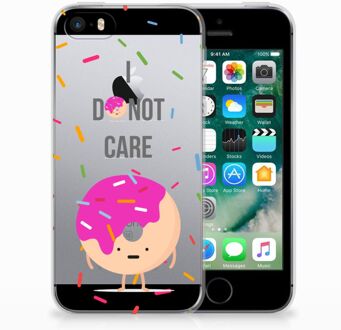 B2Ctelecom iPhone SE | 5S Uniek TPU Hoesje Donut