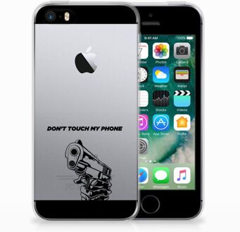 B2Ctelecom iPhone SE | 5S Uniek TPU Hoesje Gun DTMP