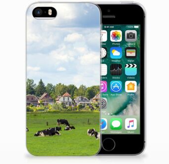 B2Ctelecom iPhone SE | 5S Uniek TPU Hoesje Koeien